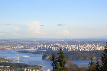 Ausblick von Cypress Mountain