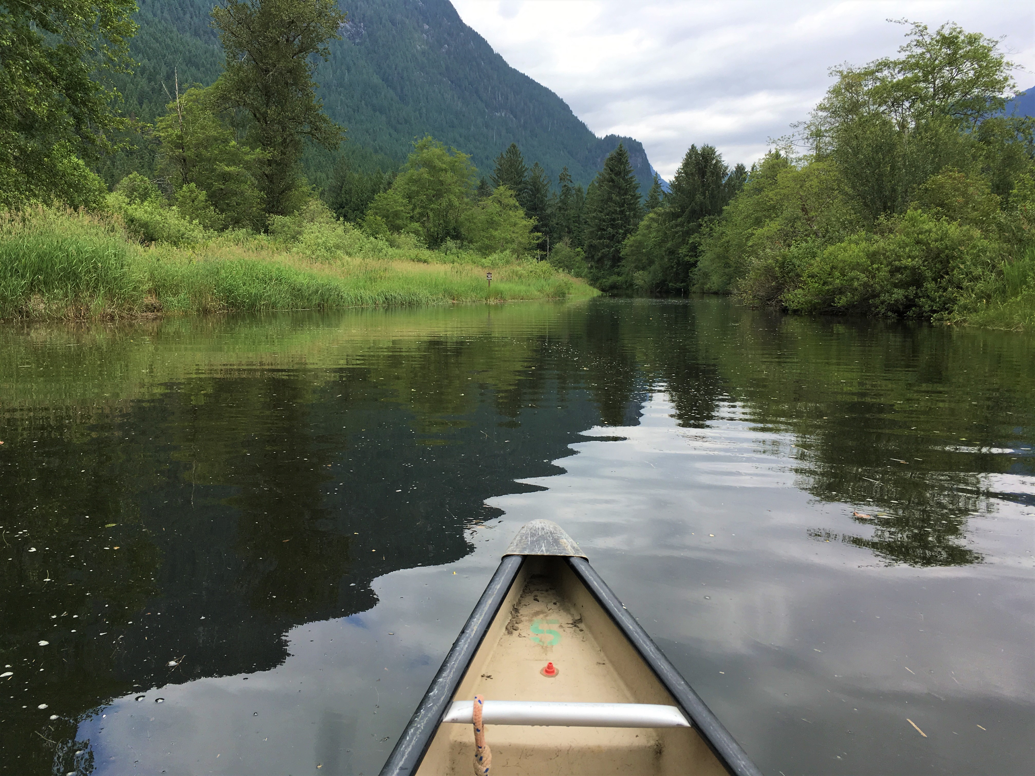 Kanutour zum Widgeon Falls Hike
