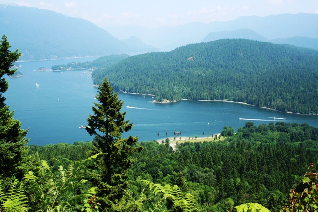 Burnaby Mountain Ausblick Burnaby Mountain Ausblick