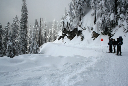Snowshoeing auf Grouse Mountain, North Vancouver