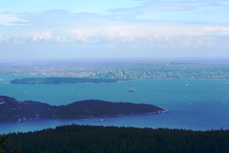 View from Mt. Gardner, Bowen Island