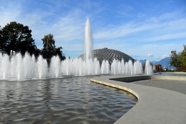 Queen Elizabeth Park, "Dancing Water" Brunnen