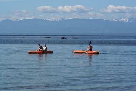 Kayaking Savary Island