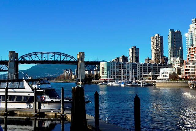 Blick von Granville Island