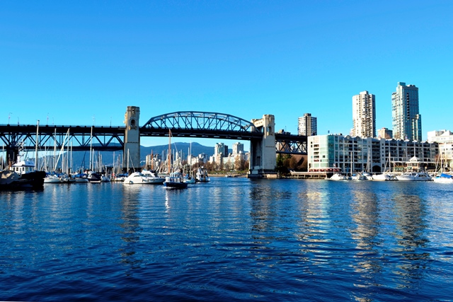 Blick von Granville Island