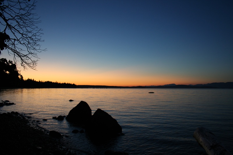 Savary Island Sonnenuntergang
