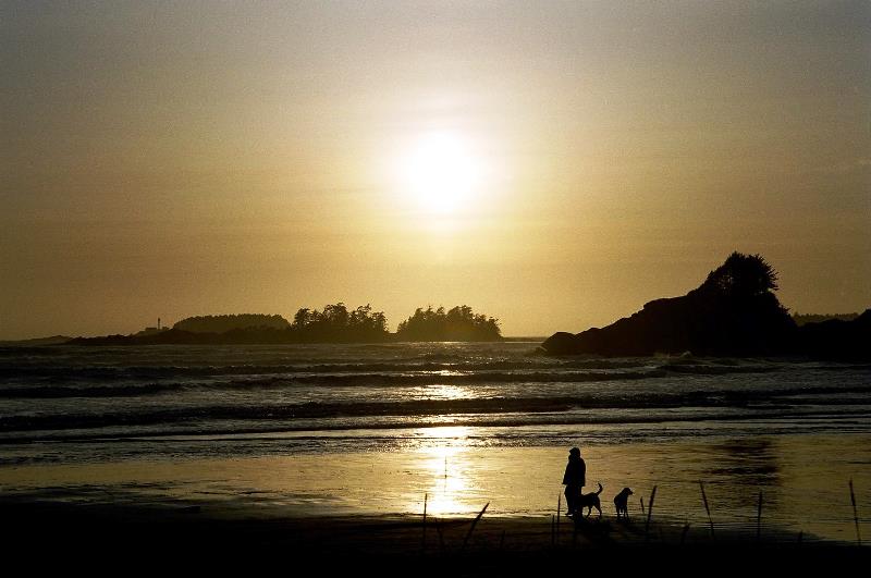 Sonnenuntergang in Tofino